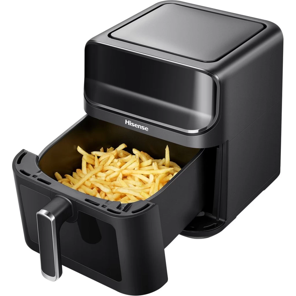 Hisense 6.7L Air Fryer H06AFBS2S3, Power 1350 W, With LED Display And Touch Control, Temperature Infinitely Adjustable without BPA and PFOA – Black - Image 4